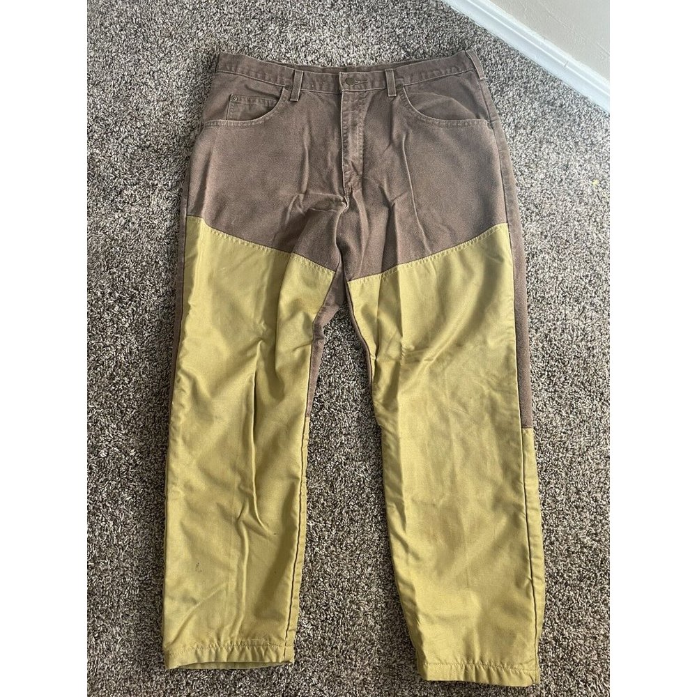 Wrangler Briar Brush Guard Pants 36x30 Body 100% Cotton, Trim 100% Nylon, USA - Picture 1 of 8